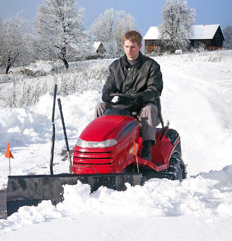 LAME A NEIGE POUR TONDEUSE